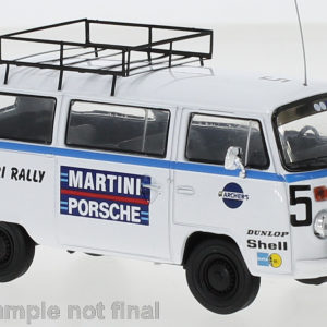 Model auta rally VW T2 Bus, Team Porsche Martini, Rallye WM, Safari Rallye. Rally Assistance Van, 1978.