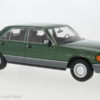 Model auta Mercedes S-Klasse (W126), tmavo zelená, 1979