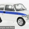 Model auta Fiat 126, biela/modrá, 1972