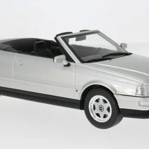 Model auta Audi Cabriolet, strieborna, 1991