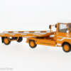 Model auta Citroen C35 D, oranžová/biela, 1980