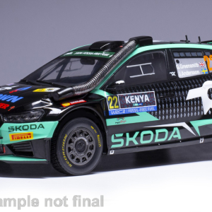 Model auta rally Škoda Fabia Rally2, WRC, Safari Rallye Kenia, 2024