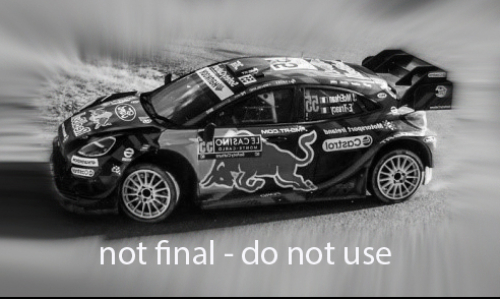 Model auta rally Ford Puma Rally1, WRC, Rally Monte Carlo, 2025, #55, J.McErLean - E.Treacy