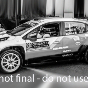 Model auta rally Citroen C3 Rally2, WRC, Rally Monte Carlo, 2025, #42, S.Rumeau - J.Amblard