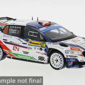 Model auta rally Škoda Fabia Rally2, Rally WM, Barum Rally, 2023