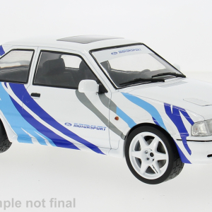 Model auta Ford Escort MK IV RS Turbo S2, biela/Dekor, 1990