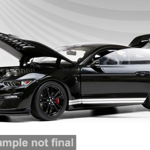 Model auta Ford Mustang Shelby GT 500, čierna, 2022