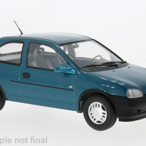 Model auta Opel Corsa B, tyrkysová, 1993