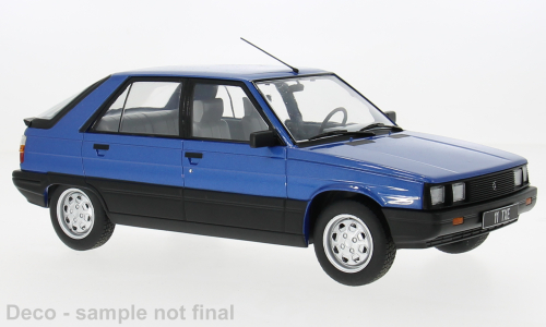 Model auta Renault 11 GTL, modrá, 1985 Model auta Renault 11 GTL, modrá, 1985