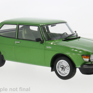Model auta Saab 99 Turbo, zelená, 1977