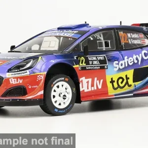 Model auta rally Ford Puma Rally1, WRC, Rally Schweden, 2025, #22, M.Sesks/R.Francevic