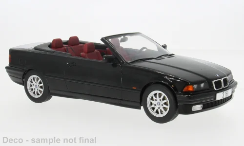 Model auta BMW 3er (E36) Cabriolet, čierna, 1996 Model auta BMW 3er (E36) Cabriolet, čierna, 1996