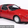 Model auta Nissan 300 ZX, červená, 1986
