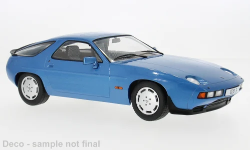 Model auta Porsche 928 S, svetlo modrá, 1980 Model auta Porsche 928 S, svetlo modrá, 1980
