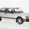 Model auta Saab 900 Turbo, strieborná, 1981