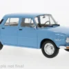 Model auta Škoda 100, svetlo modrá, 1969.