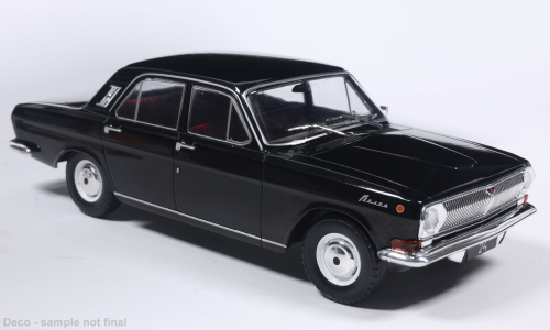 Model auta Volga M24, čierna, 1968 Model auta Volga M24, čierna, 1968