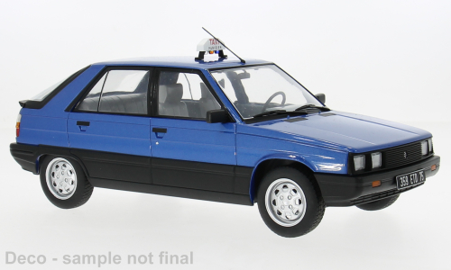 Model auta Renault 11 GTL, modrá, 1985, Taxi Model auta Renault 11 GTL, modrá, 1985, Taxi