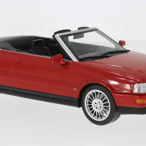 Model auta Audi Cabriolet, červená, 1991