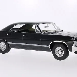 Model auta Chevrolet Impala, čierna, 1967