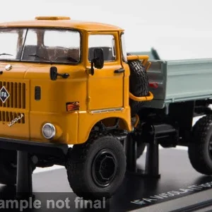 Model auta IFA W50 LA, oranžová/béžová.