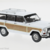 Model auta Jeep Grand Wagoneer, biela/drevo optika, 1989