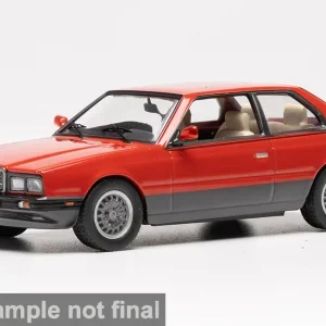 Model auta Maserati Biturbo, červená/ čierna, 1982