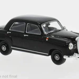 Model auta Mercedes 180 D (W120), čierna, 1954