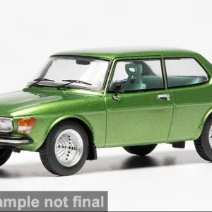 Model auta Saab 99 Turbo, zelená, 1977