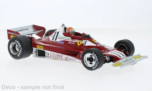 Model formuly Ferrari 312 T2B, Formel 1, GP South Afrika, 1977, #11, N.Lauda. Mierka 1:18. Model formuly Ferrari 312 T2B, Formel 1, GP South Afrika, 1977, #11, N.Lauda. Mierka 1:18.