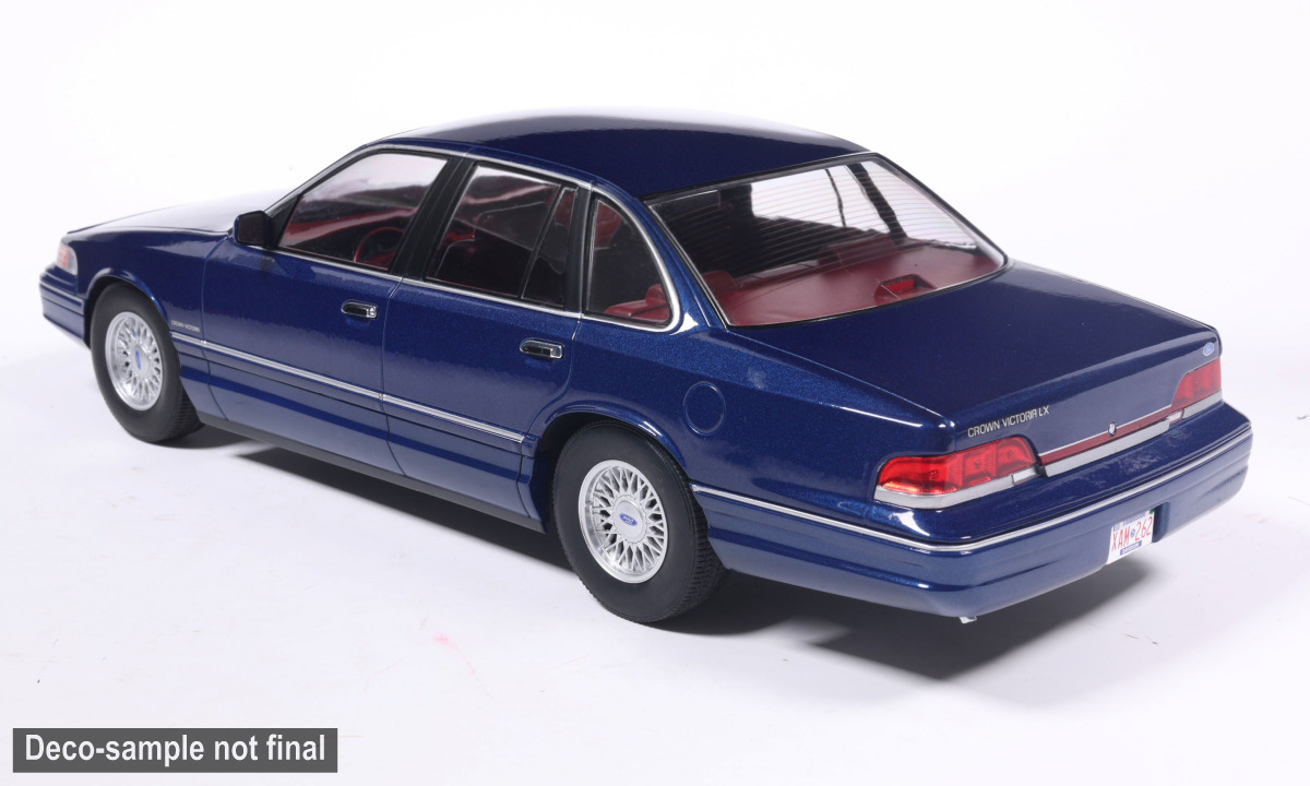 Model auta Ford Crown Victoria, tmavo modrá, 1993 Model auta Ford Crown Victoria, tmavo modrá, 1993