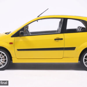 Model auta Ford Fiesta Champ, žltá, 2007.