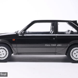 Model auta Mazda 323 4WD Turbo, čierna, 1987