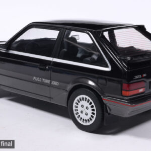 Model auta Mazda 323 4WD Turbo, čierna, 1987