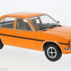 Model auta Opel Ascona B SR, oranžová, 1975. Mierka 1:18.