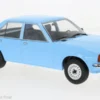 Model auta Opel Ascona B, svetlo modrá, 1975. Mierka 1:18.