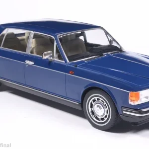 Model auta Rolls Royce Silver Spur, tmavo modrá, 1980. Mierka 1:18.