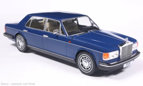 Model auta Rolls Royce Silver Spur, tmavo modrá, 1980. Mierka 1:18. Model auta Rolls Royce Silver Spur, tmavo modrá, 1980. Mierka 1:18.