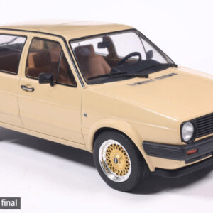 Model auta VW Golf II, béžová, 1983,