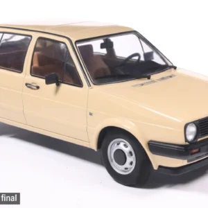 Model auta VW Golf II, béžová, 1983