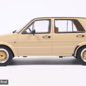 Model auta VW Golf II, béžová, 1983,
