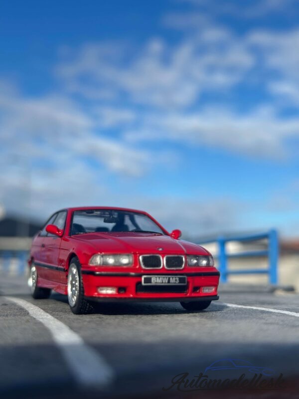 Model auta Bmw E36 COUPÉ M3, červená, 1999