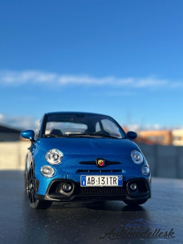 Model auta FIAT 695 ABARTH TRIBUTO 131 RALLY PODIUM BLUE 2022