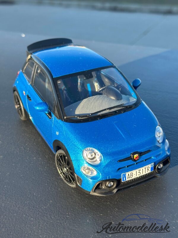 Model auta FIAT 695 ABARTH TRIBUTO 131 RALLY PODIUM BLUE 2022