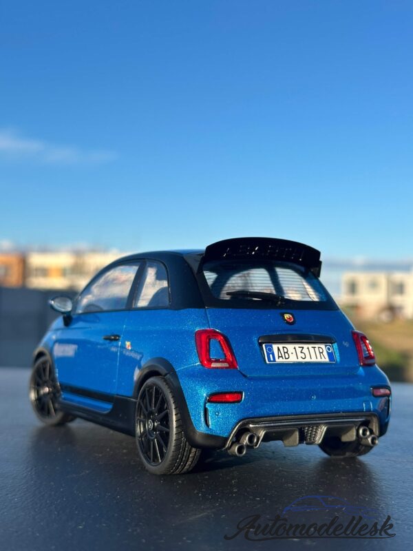 Model auta FIAT 695 ABARTH TRIBUTO 131 RALLY PODIUM BLUE 2022
