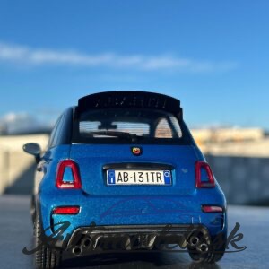 Model auta FIAT 695 ABARTH TRIBUTO 131 RALLY PODIUM BLUE 2022