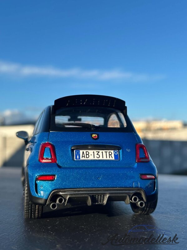 Model auta FIAT 695 ABARTH TRIBUTO 131 RALLY PODIUM BLUE 2022