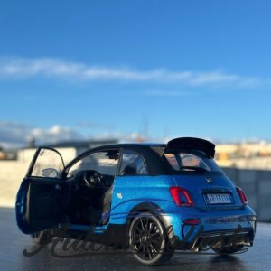 Model auta FIAT 695 ABARTH TRIBUTO 131 RALLY PODIUM BLUE 2022
