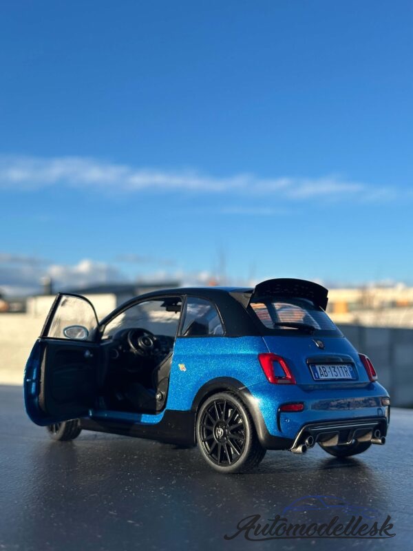 Model auta FIAT 695 ABARTH TRIBUTO 131 RALLY PODIUM BLUE 2022