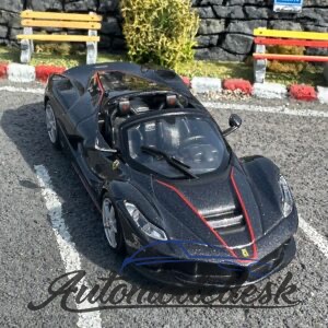 Model auta LaFerrari Aperta, čierna, 2016